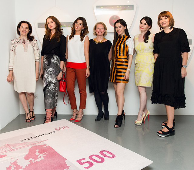 Анна Дюльгерова, Юлия Силина, Анна Рыбак, Ольга Киселева, Мариана Гогова, Ирина Аюбова, Надя Миндлин Открытие персональной выставки Ольги Киселевой в Artwin Gallery (фото 18)