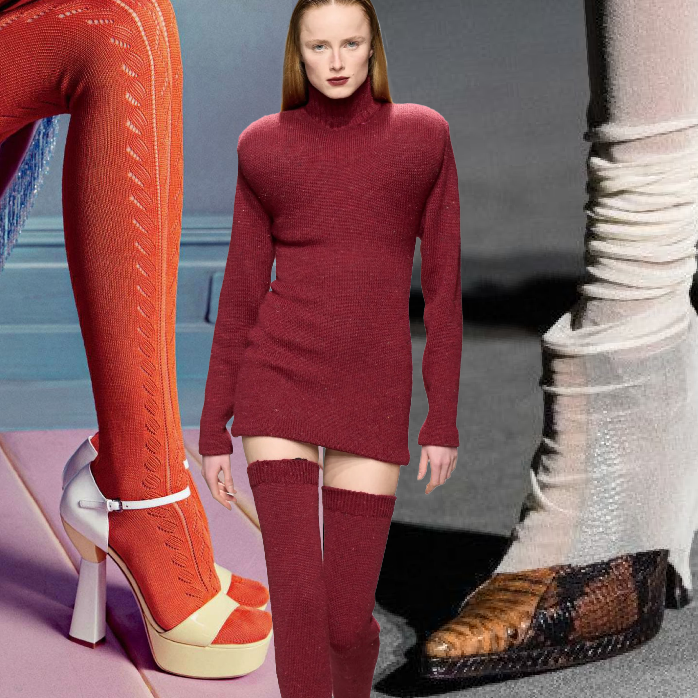 Пеппи Длинныйчулок: 25 модных носков, гольфов и колготок на осень и зиму