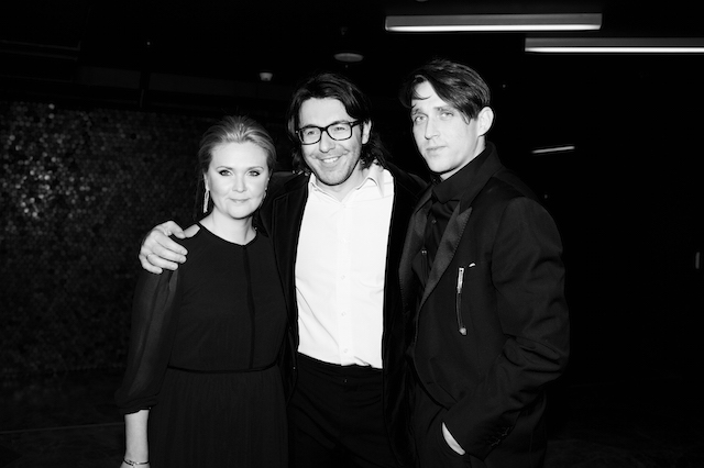 Наталья Шкулева, Андрей Малахов и Алексей Киселев Гости pre-party "Оскар" в кинотеатре "Москва" (фото 7)