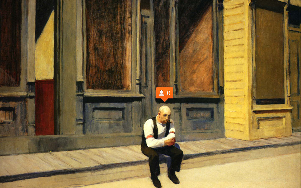 Emoji tribute to Edward Hopper (фото 1)