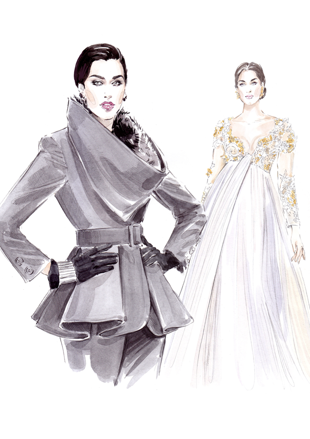 Вдохновляясь высокой модой XX века: 90-е (фото 6)