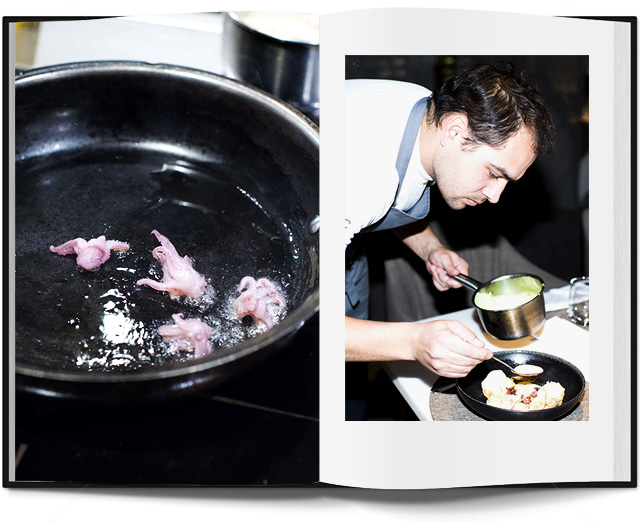 Блюдо недели: фаршированные кальмары с луковым пирогом от Анатолия Казакова (фото 7)