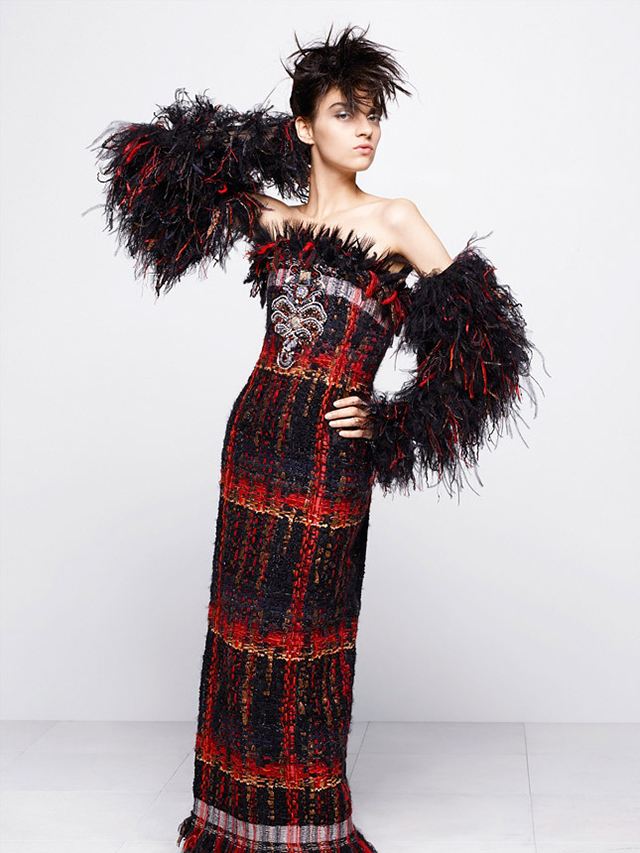 Магда Лагинхе в съемке к выходу Chanel Couture, осень-зима 2014 (фото 6)