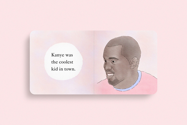 Канье был самым клевым парнем в городе История Канье и Ким легла в основу детской книги (фото 1)