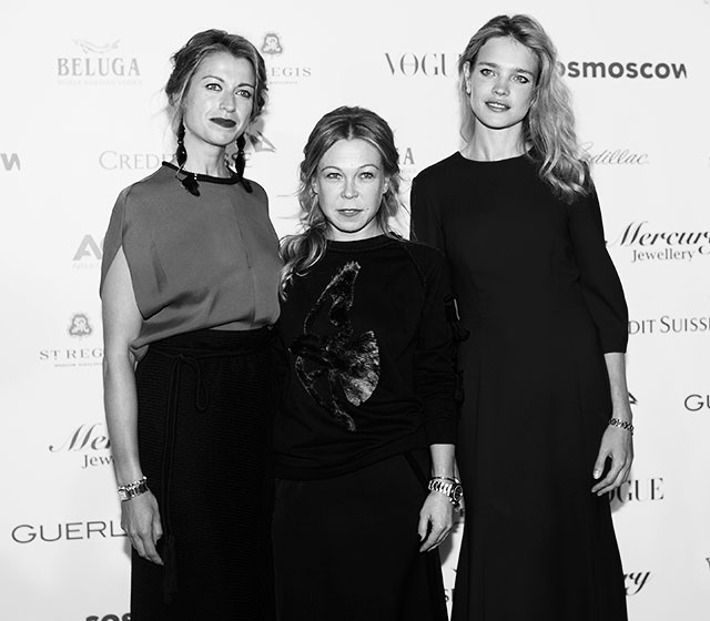 Организаторы Cosmoscow Сандра Недвецкая, Маргарита Пушкина и Наталья Водянова Международная ярмарка современного искусства Cosmoscow: новый сезон объявлен (фото 1)