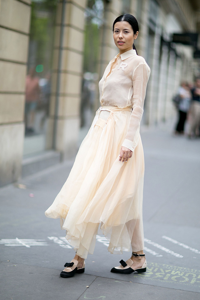 Неделя высокой моды в Париже, осень-зима 2015: street style. День 4 (фото 15)