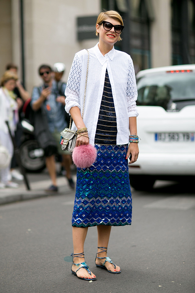 Неделя высокой моды в Париже, осень-зима 2015: street style. День 4 (фото 10)