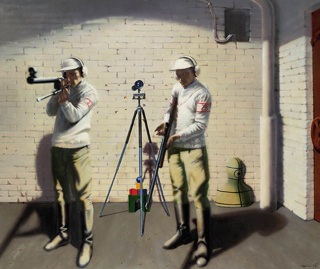 С. Н. Базилев. «Тир ДОСААФ», 1983 Лучшие московские выставки марта (фото 1)