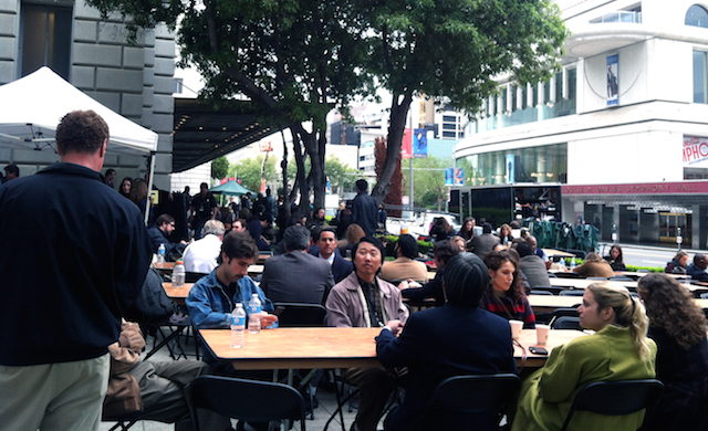 Съемки нового фильма о Стиве Джобсе (фото 1)