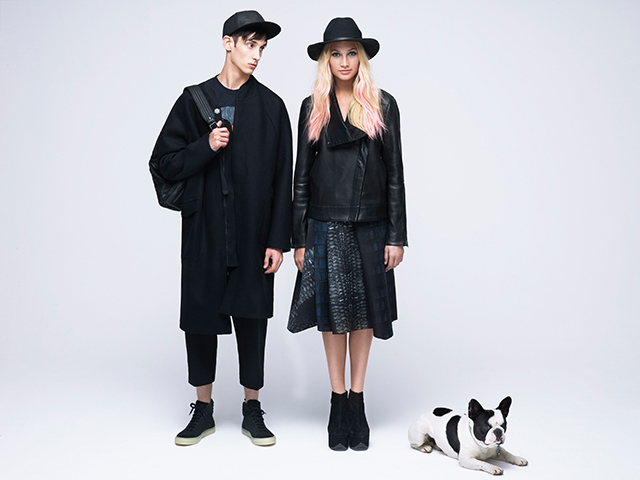 Четвероногие модели в лукбуке универмага "Цветной", осень-зима 2014 (фото 12)