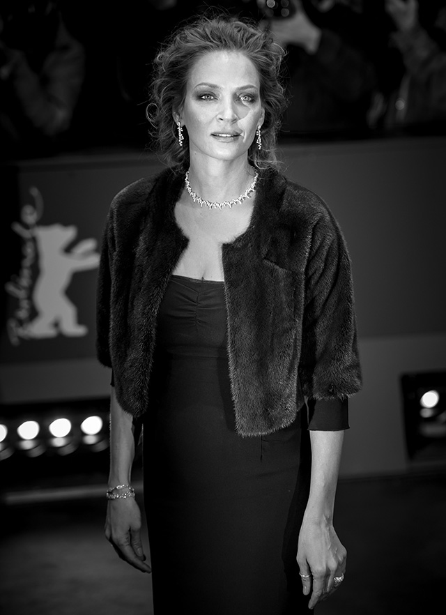 Ума Турман на премьере "Нимфоманки" Ларса фон Триера Ума Турман