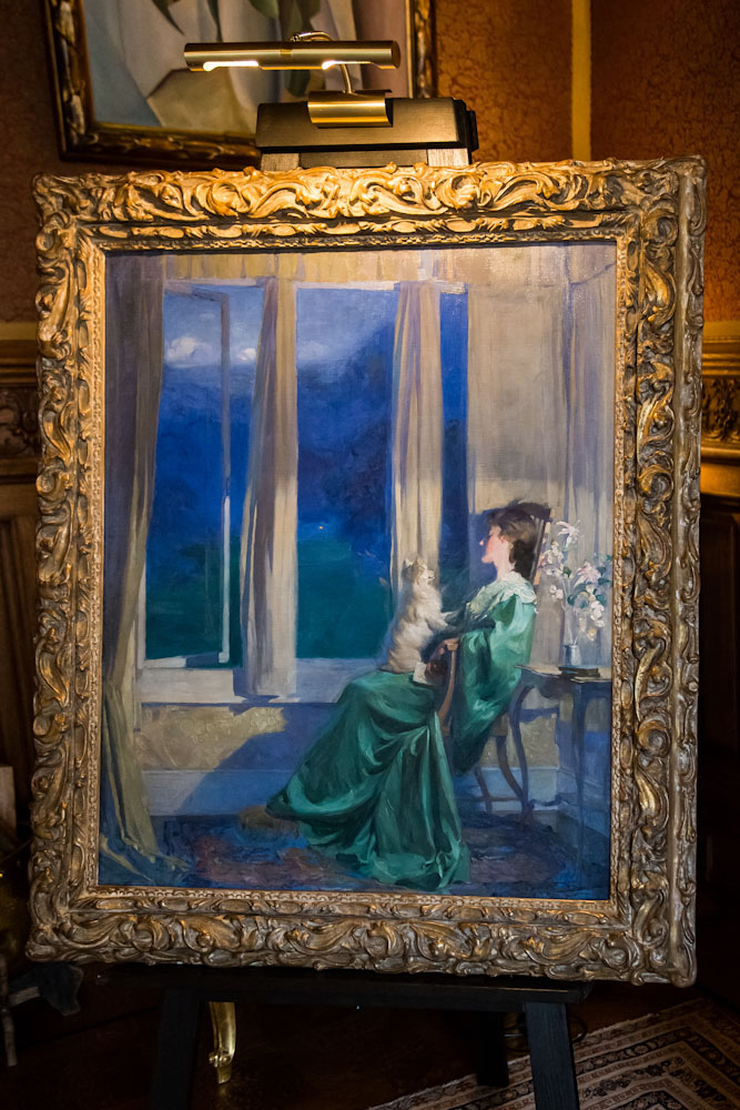 Фрэнк Брэмли."Когда синеющий закат медленно опускается на землю". Эстимейт:£100 — 150 тысяч Фрэнк Брэмли."Когда синеющий закат медленно опускается на землю". Эстимейт:£100 — 150 тысяч