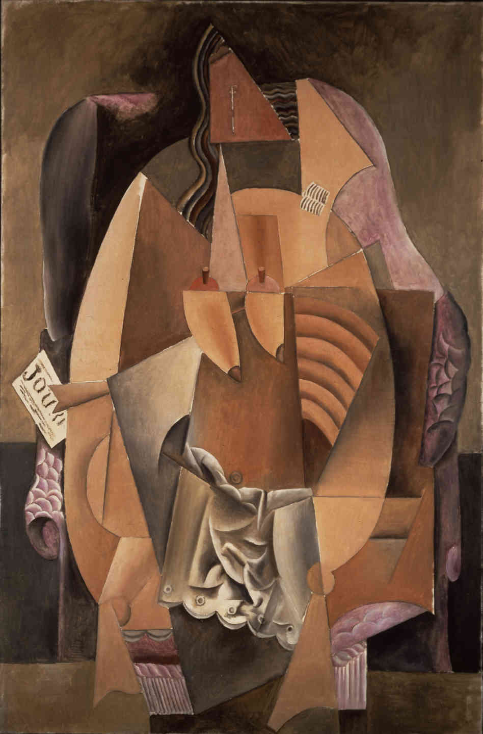 Пабло Пикассо."Женщина в кресле (Ева)", 1913