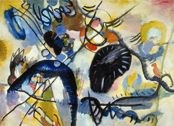 Василий Кандинский. "Черное пятно (I)", 1912 Василий Кандинский. "Черное пятно (I)", 1912