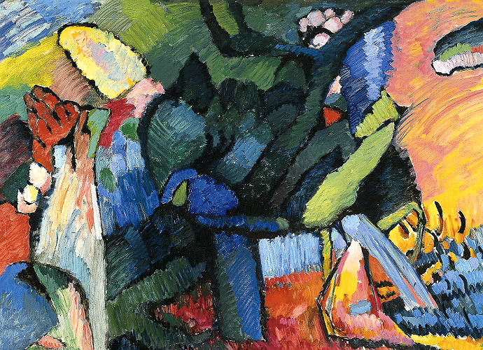 Василий Кандинский. "Импровизация 4", 1909 Василий Кандинский. "Импровизация 4", 1909