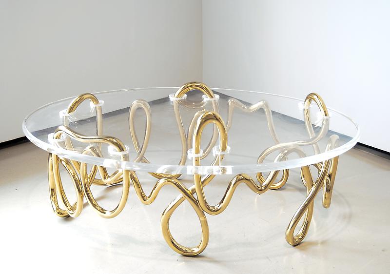 Oval Meander coffee table, 2011 Oval Meander coffee table, 2011