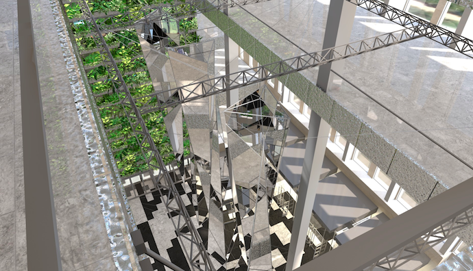 Проект Иоахима Саутера для универмага "Цветной"