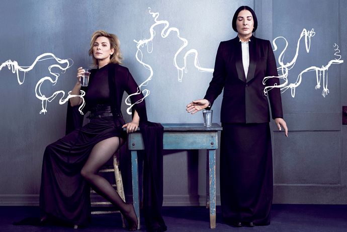 Ким Кэтролл и Марина Абрамович