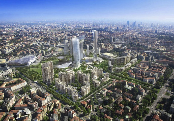 Заха Хадид застраивает Милан (фото 14)