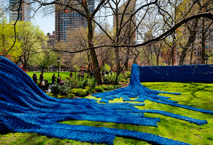 426 км веревки в парке Нью-Йорка (фото 5)