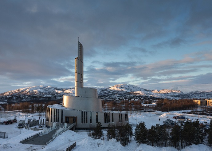"Собор северного сияния" в Норвегии (фото 3)