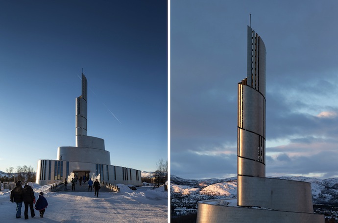 "Собор северного сияния" в Норвегии (фото 4)