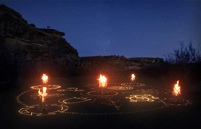 Ай Вэйвэй и Берт Беналли создали инсталляцию на песке (фото 2)