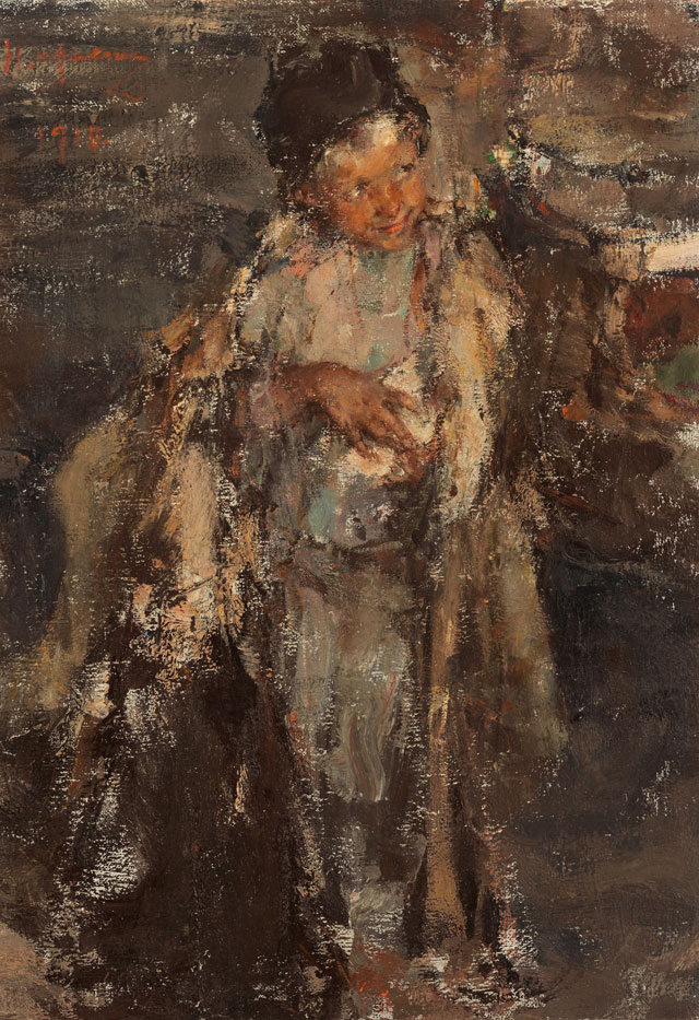 Из частной американской коллекции. Николай Фешин (1881–1955)"Маленький пастух", 1910. £200–300 тысяч