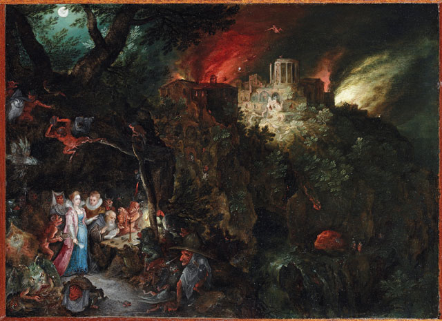 Ян Брейгель Старший. (1568, Брюссель — 1625, Антверпен) "Искушение святого Антония". Медь, масло. £800 тысяч-1,2 млн