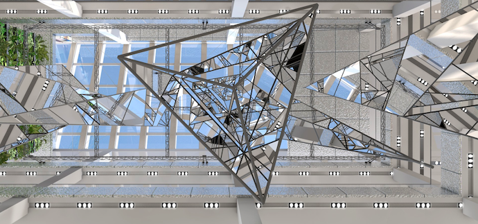 Проект Иоахима Саутера для универмага "Цветной"