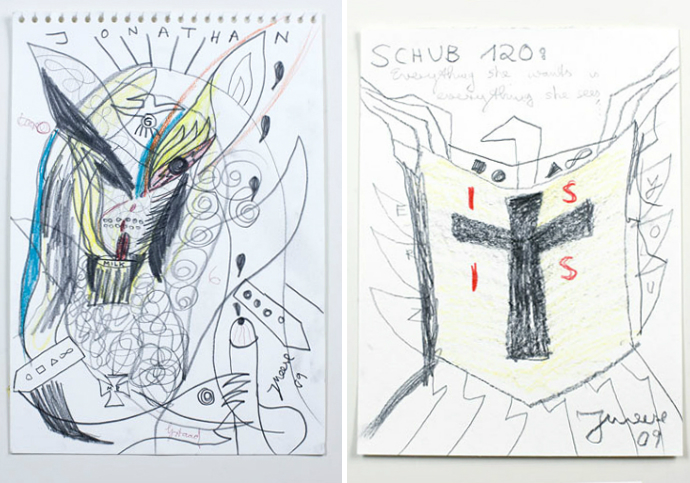 Рисунки Джонатана Мезе  