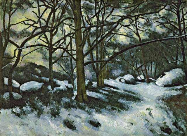 Поль Сезанн. "Тающий снег, Фонтанбло" (Melting Snow, Fontanbleu), 1879-1880 Поль Сезанн. "Тающий снег, Фонтанбло" (Melting Snow, Fontanbleu), 1879-1880
