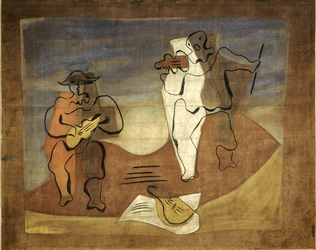 Пабло Пикассо. Занавес к балету "Меркурий", 1924