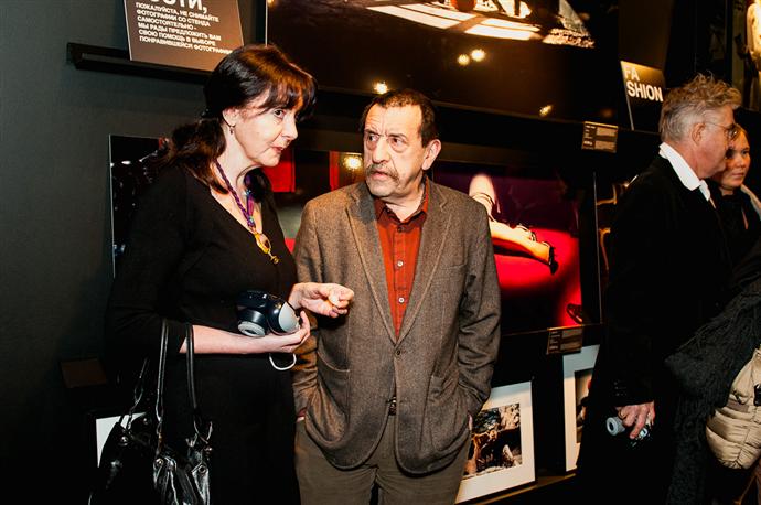 Елена Гетманская (Эрмитаж) и художник Анатолий Белкин