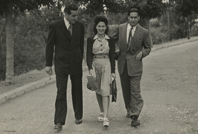 Габи и Раймонд Айон с другом в Ливане