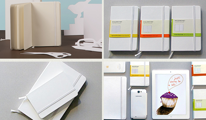 Белый Moleskine Белый Moleskine