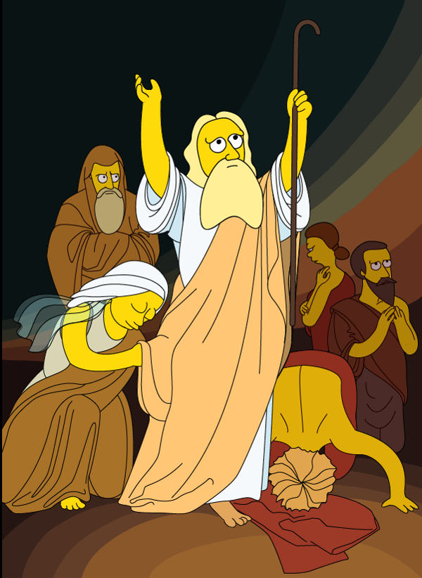 Шедевры русской живописи "симпсонизировали" (фото 3)