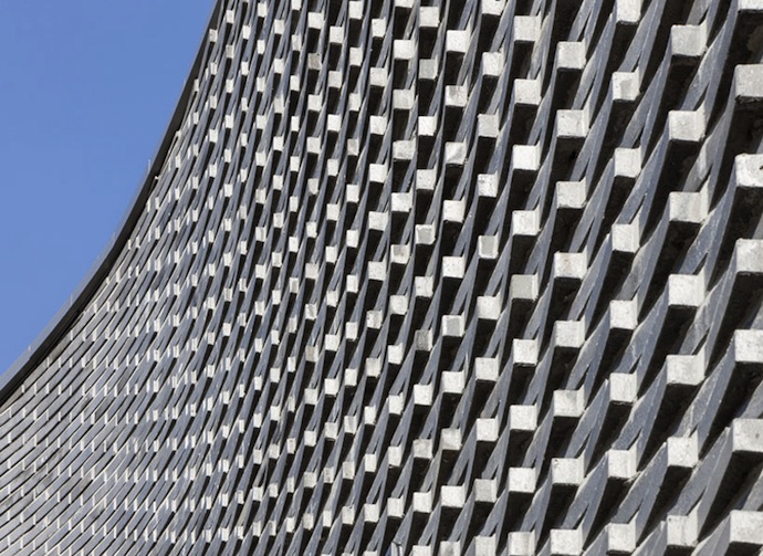 Изогнутый дом в Корее (фото 5)