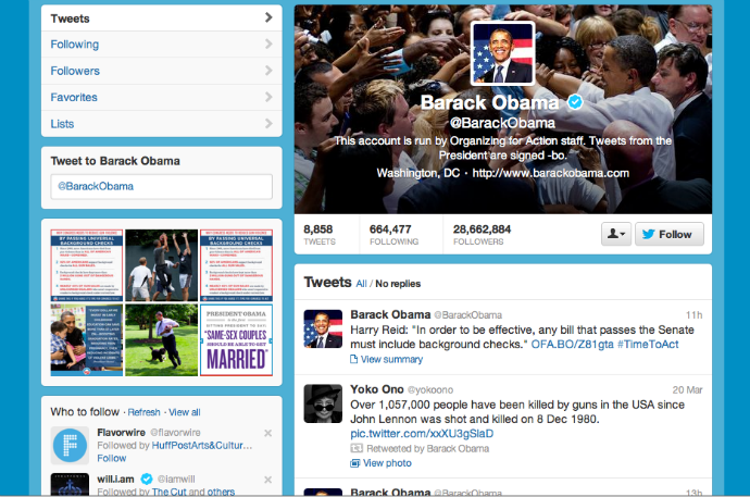 Twitter Барака Обамы