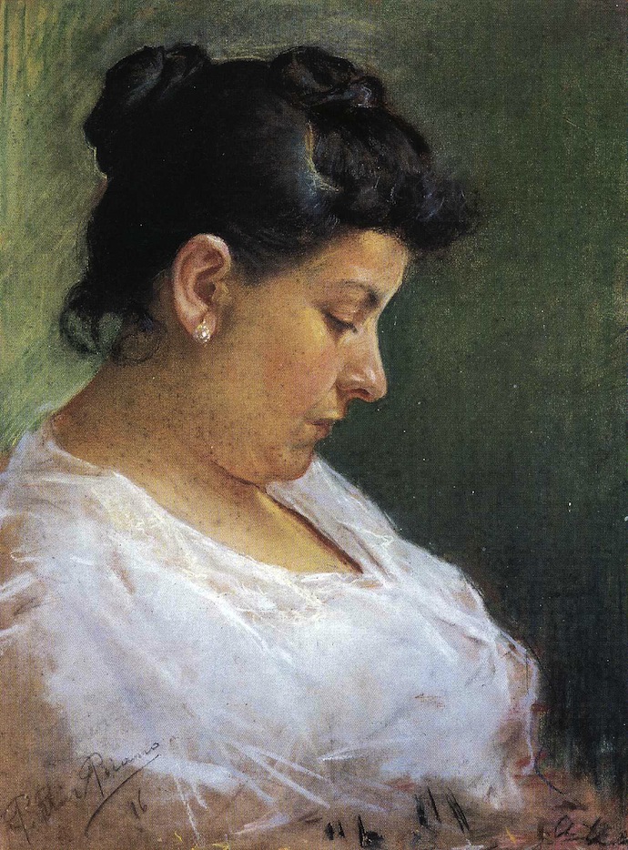 Пабло Пикассо. "Портрет матери художника", 1896