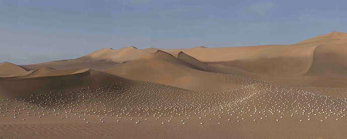 Тысячи яиц в пустыне Гоби: инсталляция Ши Шаопеня (фото 3)