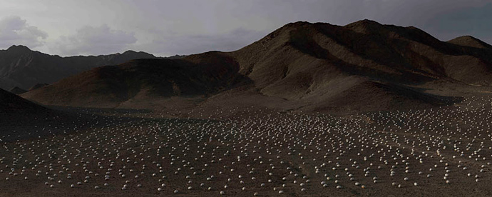 Тысячи яиц в пустыне Гоби: инсталляция Ши Шаопеня (фото 2)