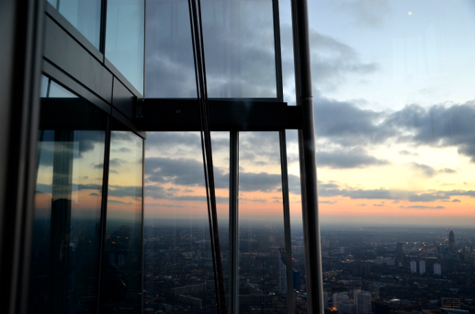 Вид на Лондон с высоты 244 метров
