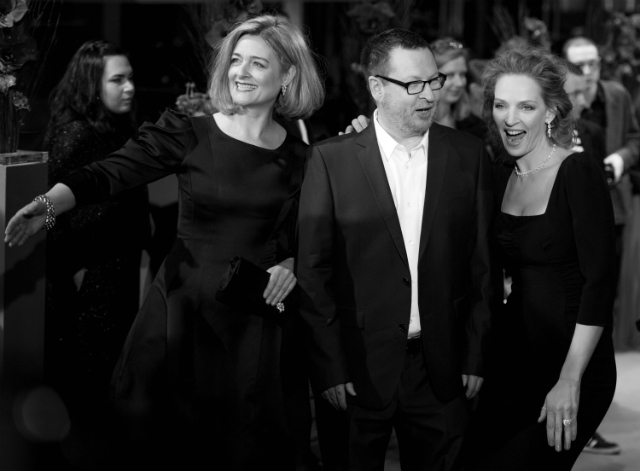 Бенте Триер, Ларс фон Триер и Ума Турман Бенте Триер, Ларс фон Триер и Ума Турман