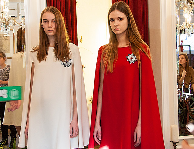 Buro 24/7 на примерке у A La Russe, осень-зима 2014 (фото 15)