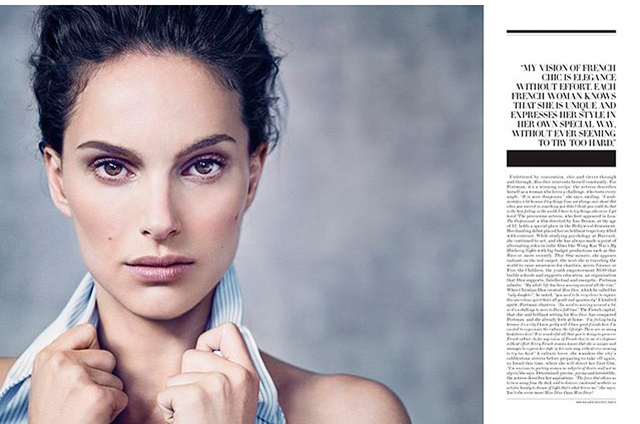 Натали Портман в фотосъемке для Dior Magazine (фото 4)