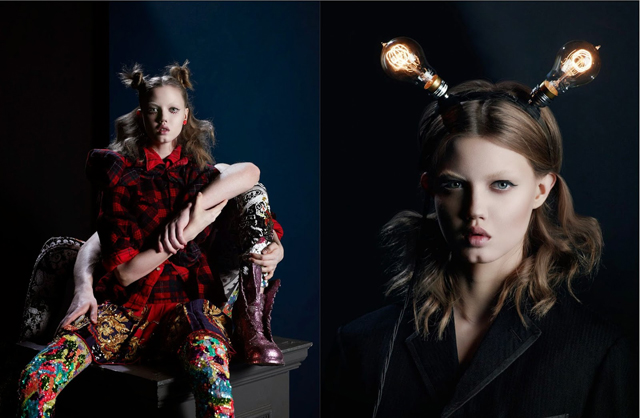 Линдси Виксон в съемке нового выпуска журнала System (фото 1)