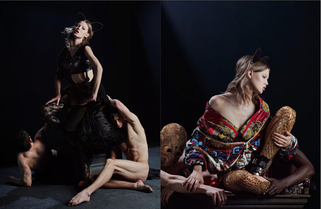 Линдси Виксон в съемке нового выпуска журнала System (фото 4)