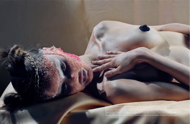 Линдси Виксон в съемке нового выпуска журнала System (фото 7)