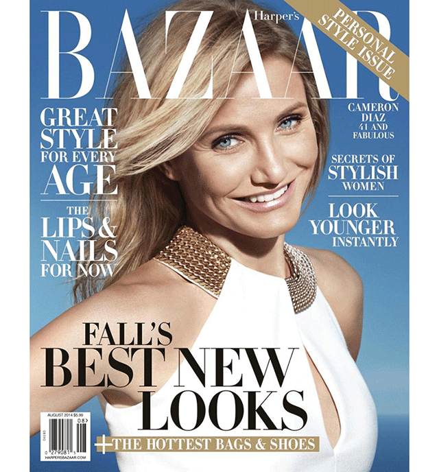 Кэмерон Диаз в августовском номере американского Harper’s Bazaar Кэмерон Диаз в августовском номере американского Harper’s Bazaar